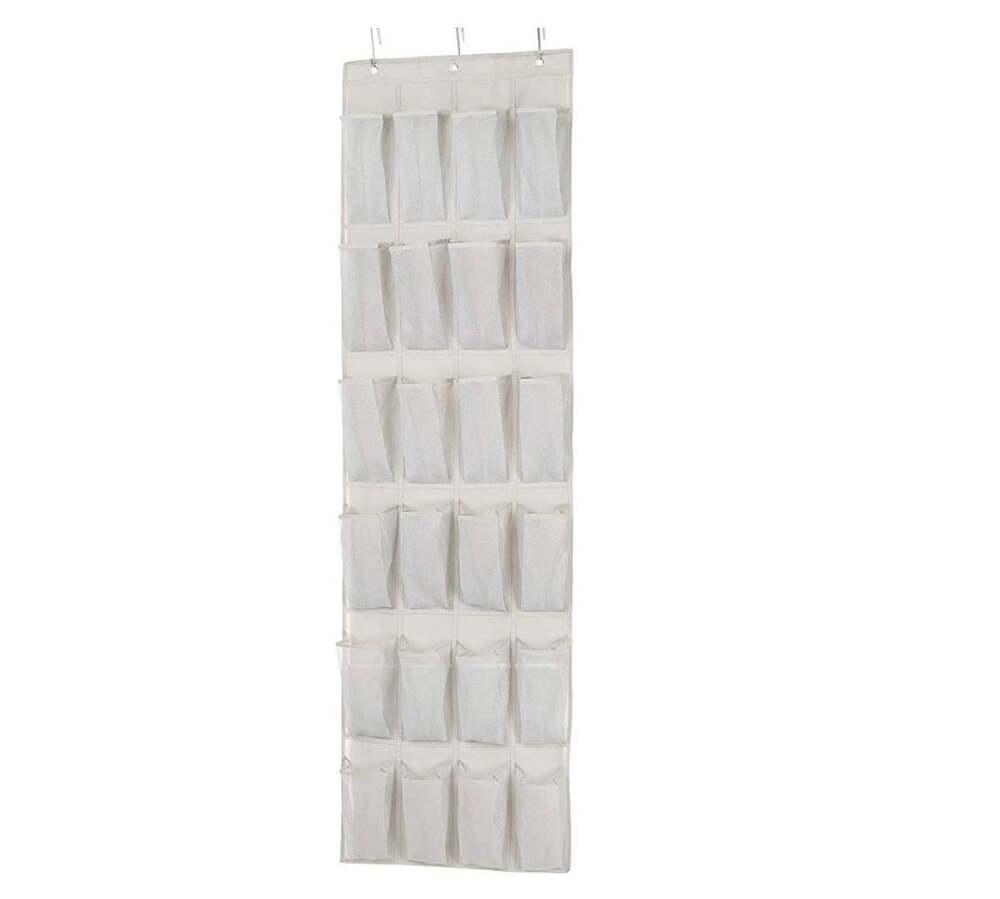 Amazon Basics 24 Pocket Over The Door Hanging Shoe Organizer